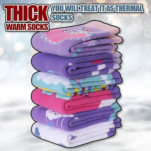 Dosoni Toddler Non Slip Grip Socks Baby Girls Boys Kids Anti Slip Crew Thick Warm Cotton Gift Socks in Saudi Arabia