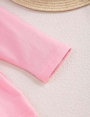 oklady Toddler Baby Girl Clothes Solid Color Ruffle Tops Floral Pants with Headband Fall Winter Cute Girl Outfits in Saudi Arabia