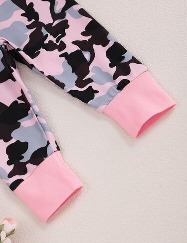 oklady Toddler Baby Girl Clothes Solid Color Ruffle Tops Floral Pants with Headband Fall Winter Cute Girl Outfits in Saudi Arabia