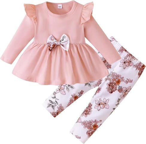 Toddler Baby Girl Christmas Clothes Fall Winter Clothes 1-6T Toddler Girls Outfits Infant Girl Clothing Set in Kuwait