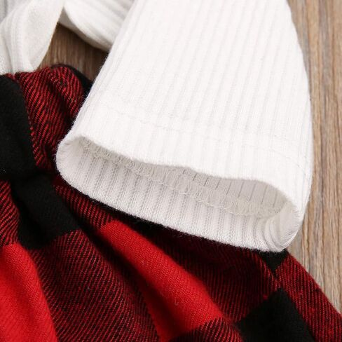 الوليد طفلة تنورة مجموعة كشكش كم طويل تي شيرت + الحمالة اللباس العام + عقال الزي مجموعة in Kuwait