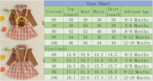 Newborn Baby Girl Fall Winter Outfits Thanksgiving Christmas Outfit Long Sleeve Romper Suspender Skirt Set 3Pcs in Saudi Arabia