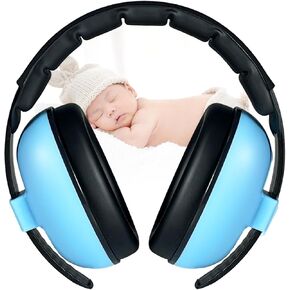 RENAISSANT Baby Ear Protection, Baby Headphones Noise Cancelling Ages 0-3 Years, Infant Noise Cancelling Headphones for Babies Sleep Travel(Blue) in Kuwait