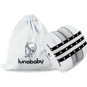 Lunobaby Baby Ear Muff - Noise Canceling Headphone for Infant Hearing Protection - Newborn Earmuff Airplane Travel Essential