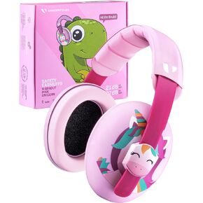 Baby Ear Protection Headphones for Noise - 3 to 24 Months Infant Earmuffs | Vanderfields adjustable ear defenders protect baby's hearing with certified noise-cancellation and pressure-free cushions. in Kuwait