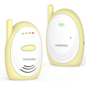 جهاز مراقبة الأطفال الصوتي HelloBaby HB168 مع نطاق يصل إلى 1000 قدم، ومؤشر صوت، ونقل رقمي، وصوت في اتجاه واحد in Kuwait