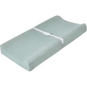 Muslin Changing Pad Cover for Baby Boys Girls, Ultra Soft Breathable Diaper Changing Table Pad Cover, Neutral Fitted Changing Pad Sheets