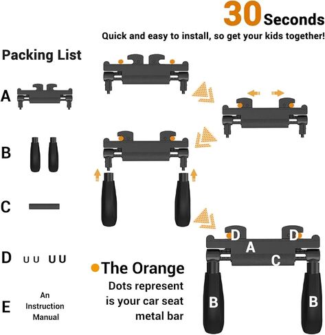 وسادة مسند رأس السيارة WAPEXNOS، مسند رأس سميك من إسفنج الذاكرة، وسادة دعم الرقبة، قابلة للتعديل 180 درجة، نوم السيارة أثناء السفر، تمنع العمود الفقري التواء عنق الرحم، مناسبة للأطفال والكبار (أسود) in Kuwait
