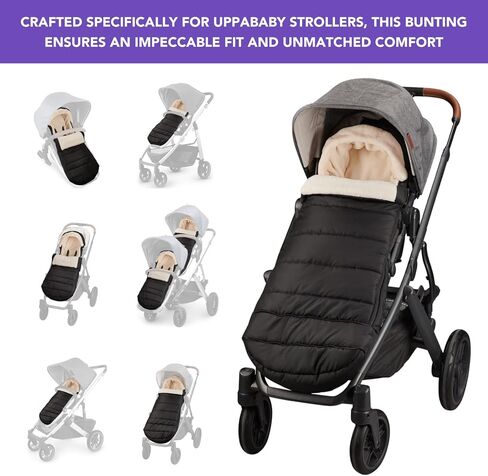 TRENDHUB Cozyganoosh Bunting bag Compatible with uppababy VISTA, VISTA V2, CRUZ, CRUZ V2, RumbleSeat, and RumbleSeat V2 strollers, Universal Bunting bag in Kuwait