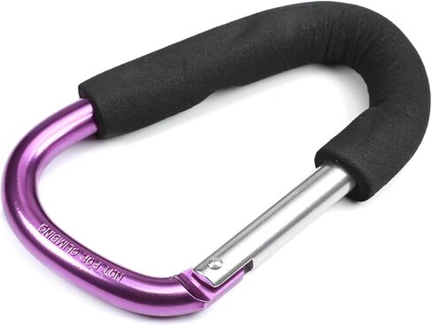 Yinpecly 3Pcs Stroller Hooks by Baby,5.51 inch Length Large Stroller Hooks for Mommy,Convenient Organizer Hook Bag Clips Pram Pushchair Grocery or Diaper Bags Holder, Yellow in Saudi Arabia