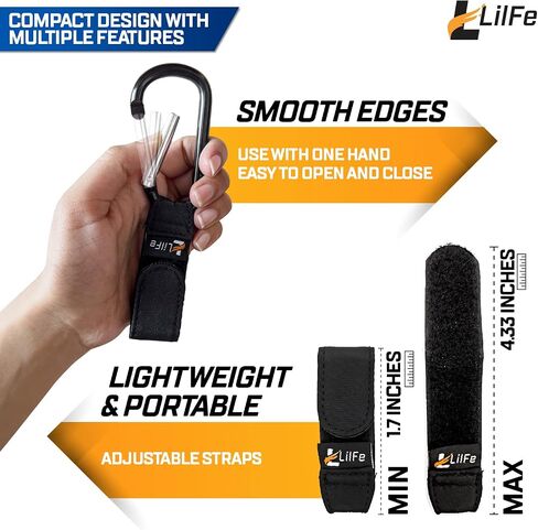 2 Pcs Black Baby Stroller Hooks for Hanging | Multipurpose Stroller Straps with Durable and Stylish Stroller Clips for Diaper Bags | The Perfect Mummy Hook for Pram, Wheelchair, Shopping and Pet Carts in Saudi Arabia