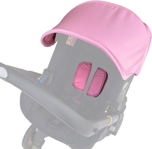 Stroller Replacement Accessories Canopy, Protection Shield, Textile Sun Shade Compatible with Doona Car Seat & Stroller (Light Pink) in Saudi Arabia