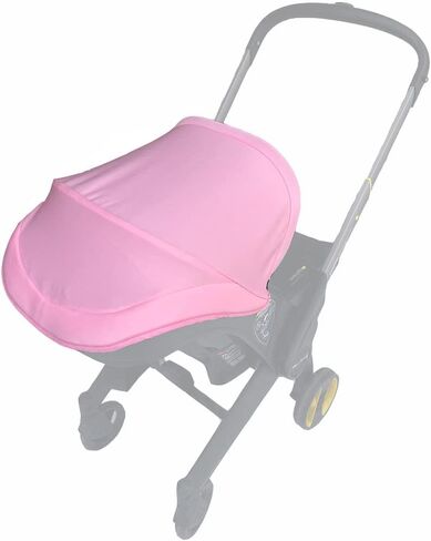 Stroller Replacement Accessories Canopy, Protection Shield, Textile Sun Shade Compatible with Doona Car Seat & Stroller (Light Pink) in Saudi Arabia