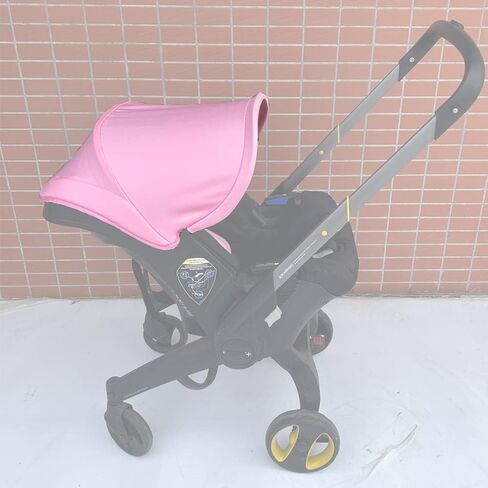 Stroller Replacement Accessories Canopy, Protection Shield, Textile Sun Shade Compatible with Doona Car Seat & Stroller (Light Pink) in Saudi Arabia
