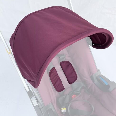 Stroller Replacement Accessories Canopy, Protection Shield, Textile Sun Shade Compatible with Doona Car Seat & Stroller (Light Pink) in Saudi Arabia