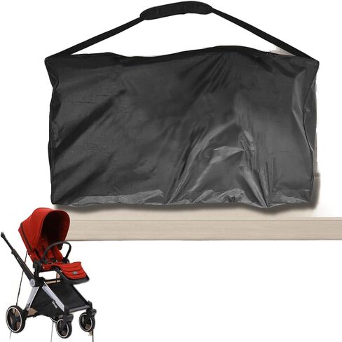 Shouken Stroller Travel Bag For Airplane,Stroller Bag,Durable and Protective, Carry Handles and Detachable Padded Shoulder Strap, Large Storage Bag for Baby Travel Essentials,Stroller organizer system in Kuwait