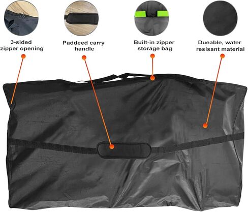 Shouken Stroller Travel Bag For Airplane,Stroller Bag,Durable and Protective, Carry Handles and Detachable Padded Shoulder Strap, Large Storage Bag for Baby Travel Essentials,Stroller organizer system in Kuwait