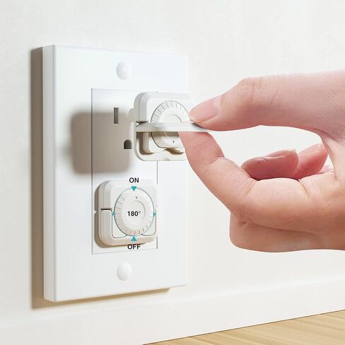 Outlet Covers Baby Proofing (32 Pack) with Hidden Pull Handle,Double Security Child Proof Electrical Protector,White,Baby Safety Outlet Plug Covers,Prevent Kid from Electric Hazard in Kuwait