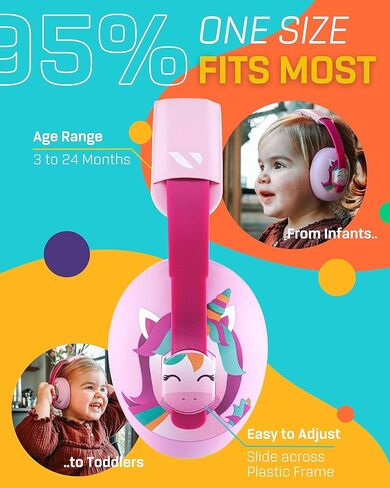 سماعات الرأس Vanderfields Baby Ear Protection Cancelling للرضع والأطفال الصغار والرضع من عمر 3 أشهر إلى سنتين in Saudi Arabia