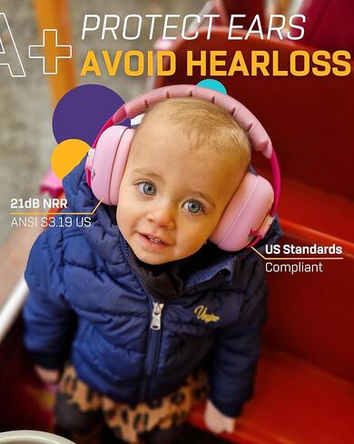 سماعات الرأس Vanderfields Baby Ear Protection Cancelling للرضع والأطفال الصغار والرضع من عمر 3 أشهر إلى سنتين in Saudi Arabia