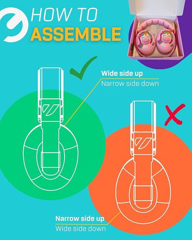 سماعات الرأس Vanderfields Baby Ear Protection Cancelling للرضع والأطفال الصغار والرضع من عمر 3 أشهر إلى سنتين in Saudi Arabia