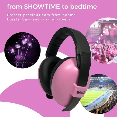 Baby BanZ Earmuffs Infant Hearing Protection – Ages 0-2+ Years – The Best Earmuffs for Babies & Toddlers – Industry Leading Noise Reduction Rating – Soft & Comfortable – Baby Ear Protection in Saudi Arabia