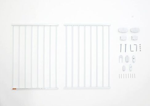 بوابة أمان الأطفال 2 في 1 للسلالم والممرات العريضة للغاية من ريجالو، تركيب الأجهزة، أبيض 24 بوصة × 40.5 بوصة × 28.5 بوصة (عبوة من قطعة واحدة) in Kuwait