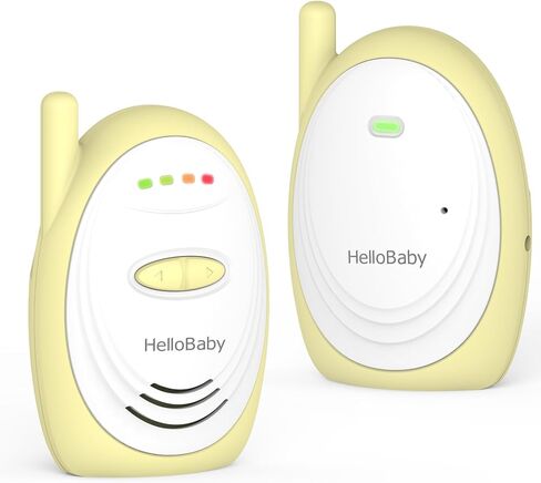 جهاز مراقبة الأطفال الصوتي HelloBaby HB168 مع نطاق يصل إلى 1000 قدم، ومؤشر صوت، ونقل رقمي، وصوت في اتجاه واحد in Kuwait