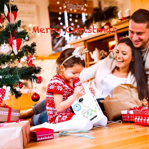 جهاز مراقبة تنفس الأطفال iBaby i2 Blue Smart WiFi مع تحليل بيانات النوم، رؤية ليلية عالية الدقة، تكبير/تصغير إمالة عن بعد بالكامل، تطبيق هاتف ذكي مجاني، مع إشعارات الصوت والحركة in Kuwait