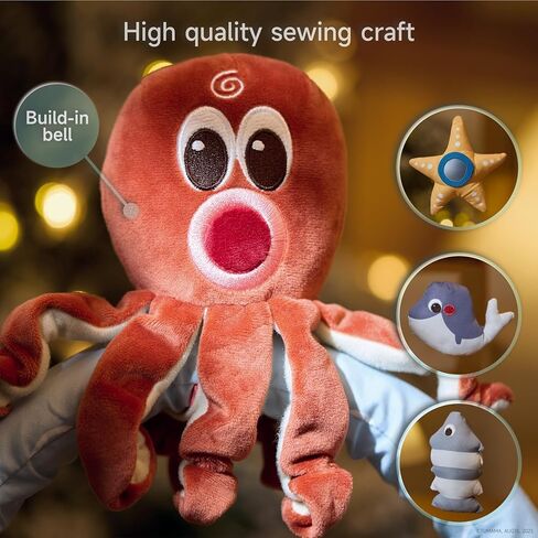 ألعاب مقعد السيارة من توماما، مثالية لحديثي الولادة والرضع، ألعاب معلقة للأطفال مع خشخشة الأخطبوط، مرآة للأطفال الصغار - مناسبة لمقعد السيارة، عربة الأطفال، سرير الأطفال، عربة الأطفال - أفضل ألعاب عربة الأطفال للأطفال 0 3 6 9 12 شهرًا in Kuwait