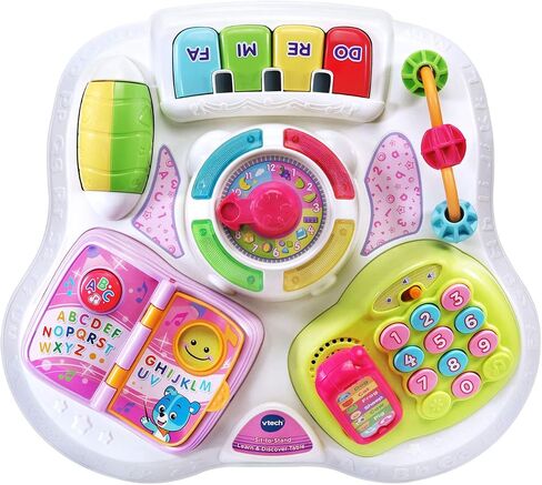 VTech Sit-To-Stand Learn and Discover Table, Pink in Saudi Arabia
