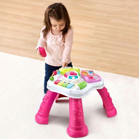 VTech Sit-To-Stand Learn and Discover Table, Pink in Saudi Arabia