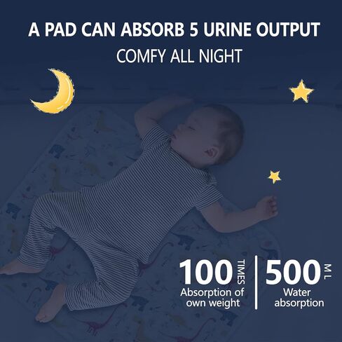 Portable Baby Changing Pad, Waterproof Diaper Changing Mat, 30"x24" | Ultra-Soft Cotton Surface, Skin-Friendly Bedpad, Crib Protection for Newborn Girls, Home & Travel Daily Use, Pink Flower in Saudi Arabia