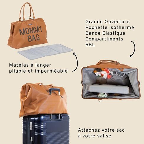 حقيبة الأم الأصلية من تشايلد هوم، حقيبة حفاضات كبيرة للأطفال، حقيبة مستشفى الأم، حقيبة سفر للأم، حقيبة أطفال، يجب اقتناؤها أثناء الحمل in Kuwait