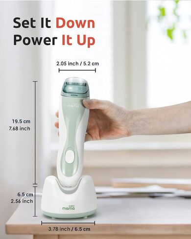 سوبرماما ماكينة حلاقة شعر الاطفال، ماكينة حلاقة كهربائية فائقة الهدوء، مجموعة قص شعر لاسلكية قابلة لاعادة الشحن ومقاومة للماء للاطفال والرجال in Kuwait