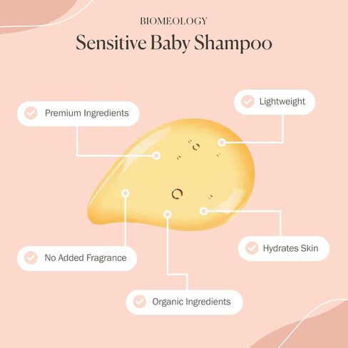 Little Biomes Gentlest Baby Shampoo and Body Wash 2-in-1, Made with Organic Calendula and Rose Water, Fragrance-Free, Hypoallergenic, Microbiome-Friendly Baby Wash (8 fl. oz.) in Saudi Arabia