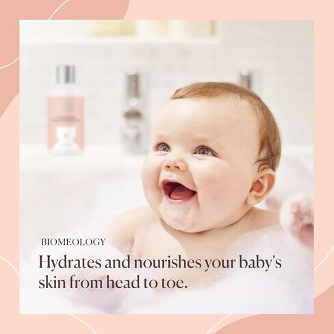 Little Biomes Gentlest Baby Shampoo and Body Wash 2-in-1, Made with Organic Calendula and Rose Water, Fragrance-Free, Hypoallergenic, Microbiome-Friendly Baby Wash (8 fl. oz.) in Saudi Arabia