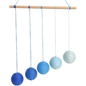LEADER JOY Dancers Mobile Assembled Dancers Montessori Classic Visual Mobile for Baby Reflectors and Discoloration Materials.Baby Shower Gift
