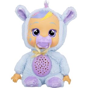 Cry Babies Goodnight Starry Sky Phoebe - 12" Sleepytime Baby Doll | Plays 5 Lullabies and Night Light Starry Sky Projection