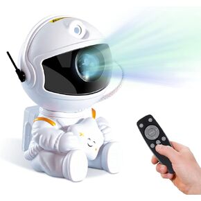 SHJQJJLBCQ Galaxy Projector, Astronaut Light Projector, Star Projector, Kids Night Light, Projector Lights for Bedroom, Adult Playroom,Ceiling, Room Decoration