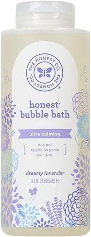 The Honest Company حمام فقاعات اللافندر المهدئ للغاية مع نباتات مشتقة طبيعيًا، لافندر، 12 أونصة سائلة in Kuwait