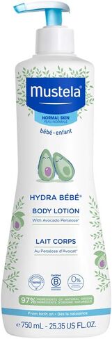 Mustela Hydra Bebe Body Lotion - Daily Moisturizing Baby Lotion with Natural Avocado, Jojoba & Sunflower Oil – Various Sizes in Saudi Arabia