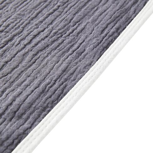 10 قطع من أقمشة تجشؤ الموسلين من كوت كير للجنسين، مصنوعة من القطن بنسبة 100% مقاس كبير 50.8 سم × 25.4 سم سميكة فائقة النعومة وذات قدرة على الامتصاص (أبيض) in Kuwait