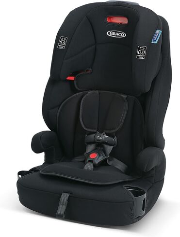 Graco Tranzitions 3-in-1 Harness Booster Car Seat, Forward Facing Car Seat, Highback, to Backless Booster, Black in Saudi Arabia