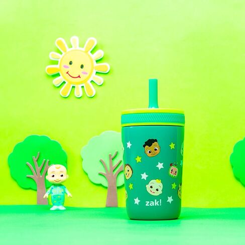 Zak Designs Disney Winnie the Pooh Kelso Toddler Cups For Travel or At Home, 12oz Vacuum Insulated Stainless Steel Sippy Cup With Leak-Proof Design is Perfect For Kids (Winnie the Pooh & Friends) in Kuwait