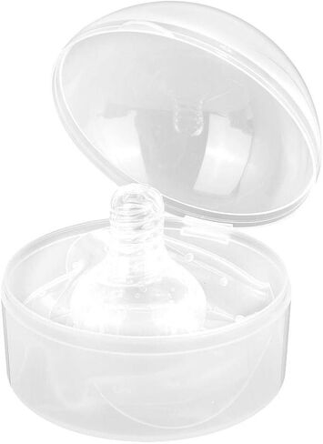 Silicone Premium Nipple Shield, One pcs Breastfeeding Assistance with Short Term Latch On Difficulties, Super Soft, Flexible, 100% Silicone, BPA and BPS Free in Saudi Arabia