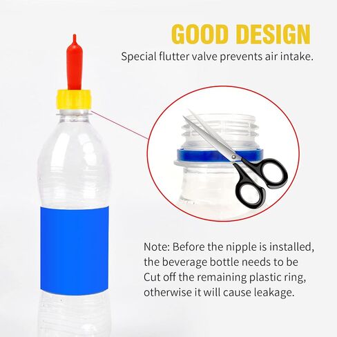 ZUDKSUY Animal Milk Drinking Teats Baby Bottle Pops Baby Bottle for Bottles (20/Set) in Saudi Arabia