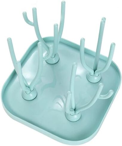 Mandy BPA Free Baby Bottle Drying Rack:Bottle Drying Rack for Baby Bottles and Accessories | Bottle Dryer Rack with 16 Branches for Convenient Baby Bottle Storage | Baby Feeding Essentials in Saudi Arabia