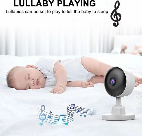 جهاز مراقبة الأطفال فيديو Dosilkc مع الكاميرا والصوت، شاشة كاميرا للأطفال بدون WiFi مع وضع VOX، شاشة 2.8 بوصة، رؤية ليلية بالأشعة تحت الحمراء، صوت ثنائي الاتجاه، مستشعر درجة الحرارة والتهويدات، عمر بطارية 2600 مللي أمبير في الساعة in Kuwait