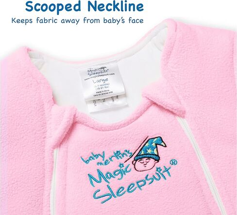 Baby Merlin's Magic Merlin Sleepsuit - Microfleece Baby Transition Swaddle - Sleep Suit - Infants 3-6 Months and 6-9 Months in Kuwait